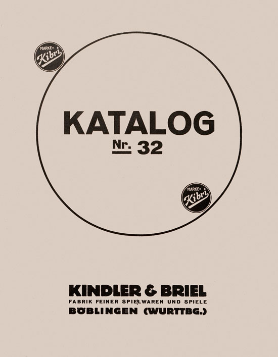 Seite 1 Kibri Katalog 1932