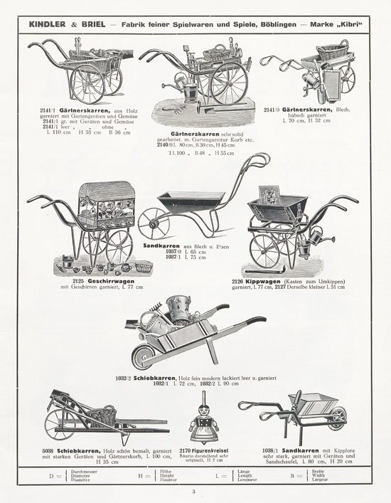 Kibri Katalog 1932