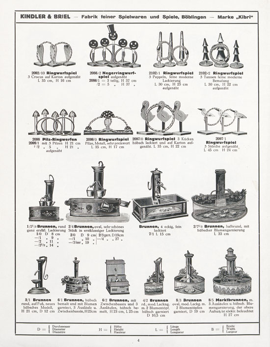 Seite 6 Kibri Katalog 1932