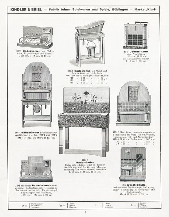 Seite 9 Kibri Katalog 1932