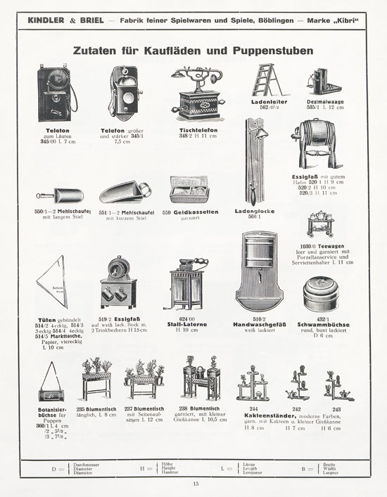 Seite 17 Kibri Katalog 1932