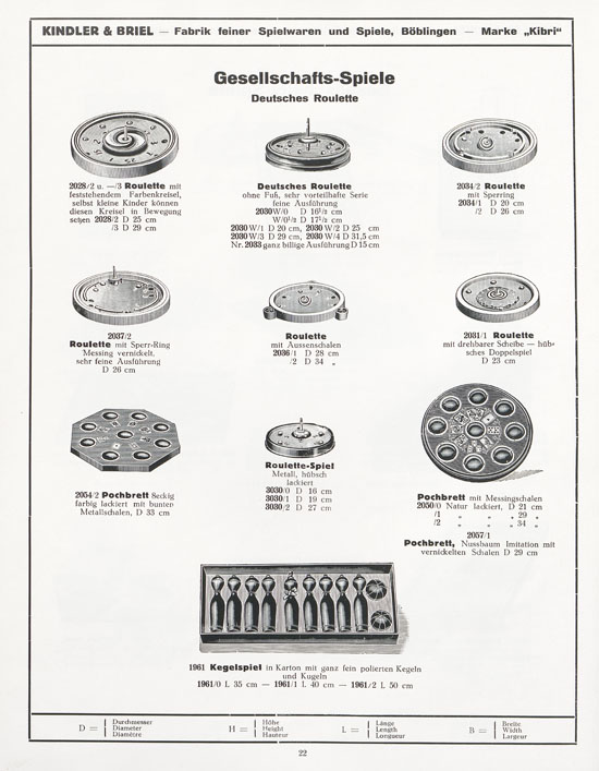 Kibri Katalog 1932