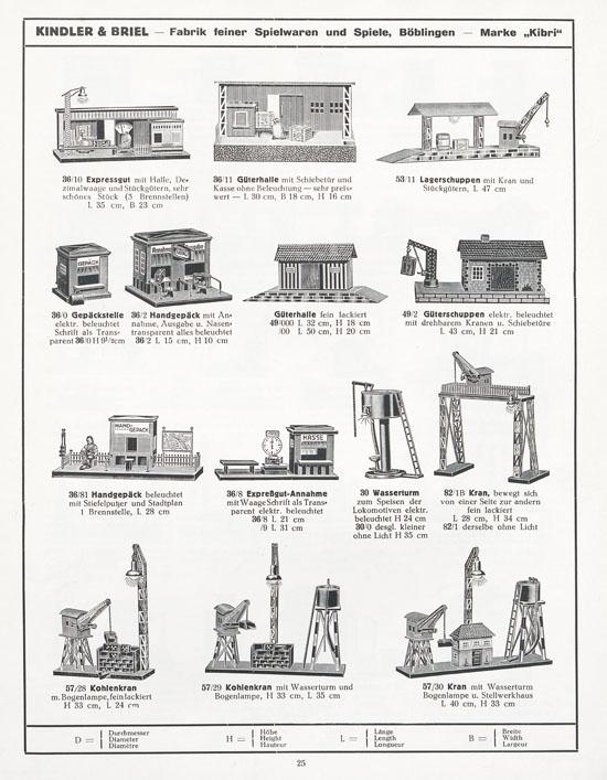 Kibri Katalog 1932