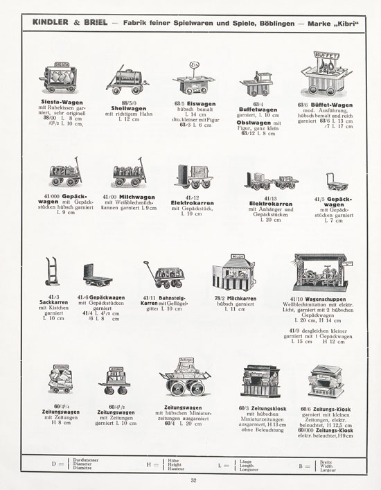 Seite 34 Kibri Katalog 1932
