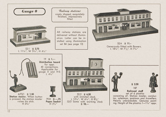 Kibri Railways Accessories catalog 1954