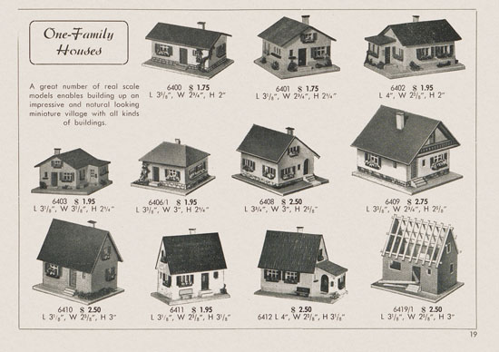 Kibri Railways Accessories catalog 1954