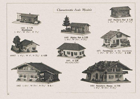 Kibri Railways Accessories catalog 1954