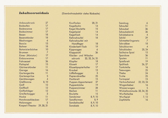 Seite 3 Kibri Spielwaren und Eisenbahn-Zubehörteile 1957