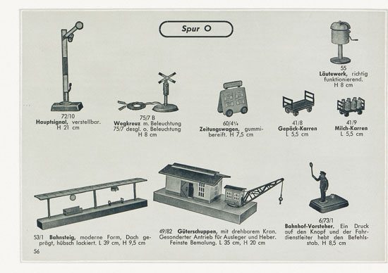 Seite 58 Kibri Spielwaren und Eisenbahn-Zubehörteile 1957