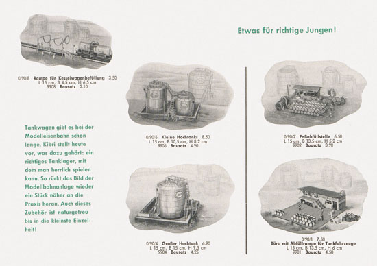 Kibri Spielwaren und Modellbahn-Zubehör 1959