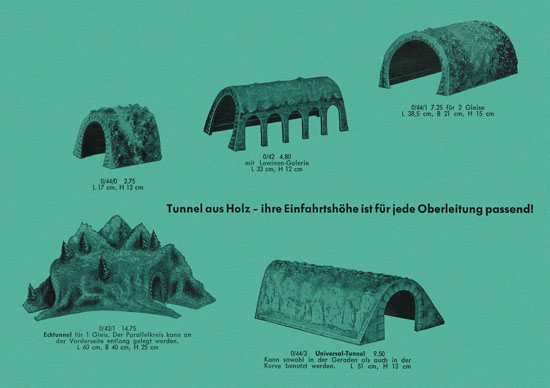 Kibri Spielwaren und Modellbahn-Zubehör 1959