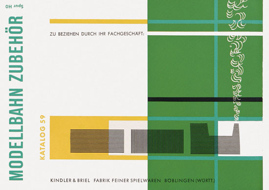 Kibri Spielwaren und Modellbahn-Zubehör 1959