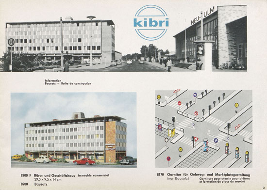 Kibri Katalog Modellbahn-Zubehör 1964