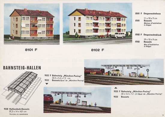 Kibri Katalog Modellbahn-Zubehör 1964