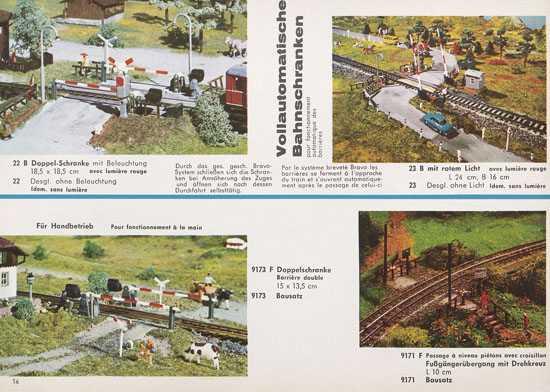 Kibri Katalog Modellbahn-Zubehör 1964