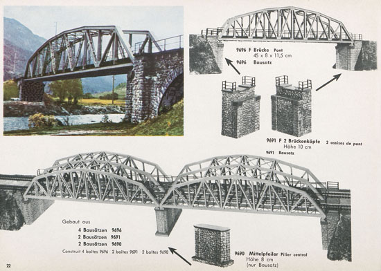 Kibri Katalog Modellbahn-Zubehör 1964