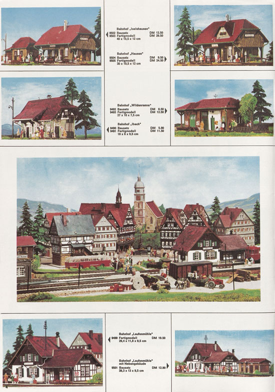 Seite 4 Kibri Katalog Modellbahn-Zubehör 1967-1968