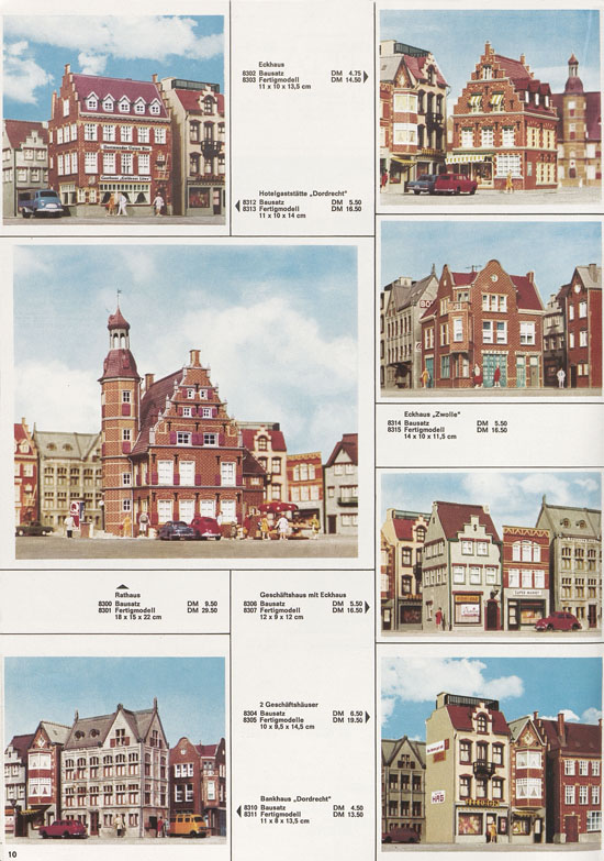 Seite 10 Kibri Katalog Modellbahn-Zubehör 1967-1968