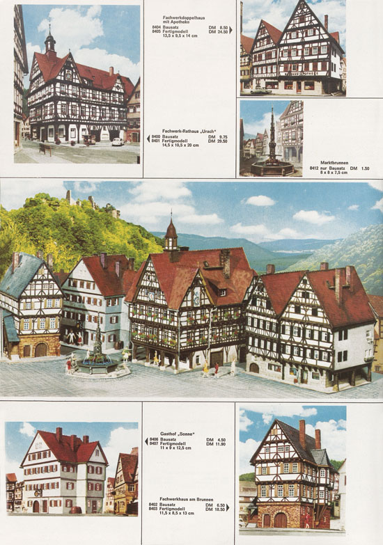 Seite 12 Kibri Katalog Modellbahn-Zubehör 1967-1968