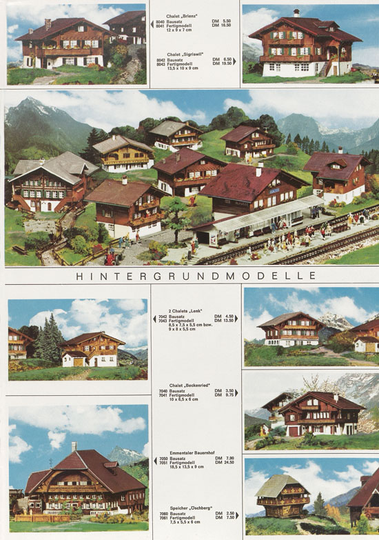 Seite 15 Kibri Katalog Modellbahn-Zubehör 1967-1968