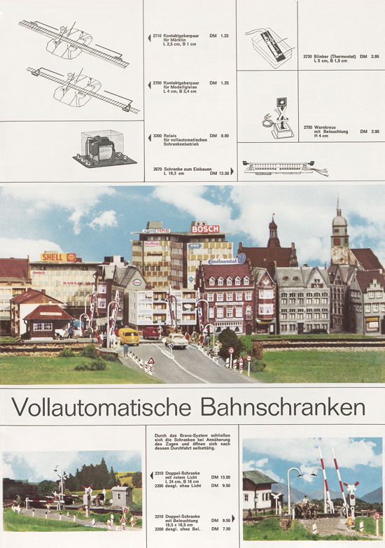 Seite 19 Kibri Katalog Modellbahn-Zubehör 1967-1968