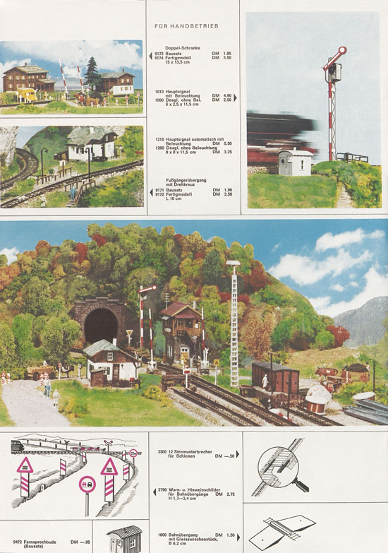 Seite 20 Kibri Katalog Modellbahn-Zubehör 1967-1968
