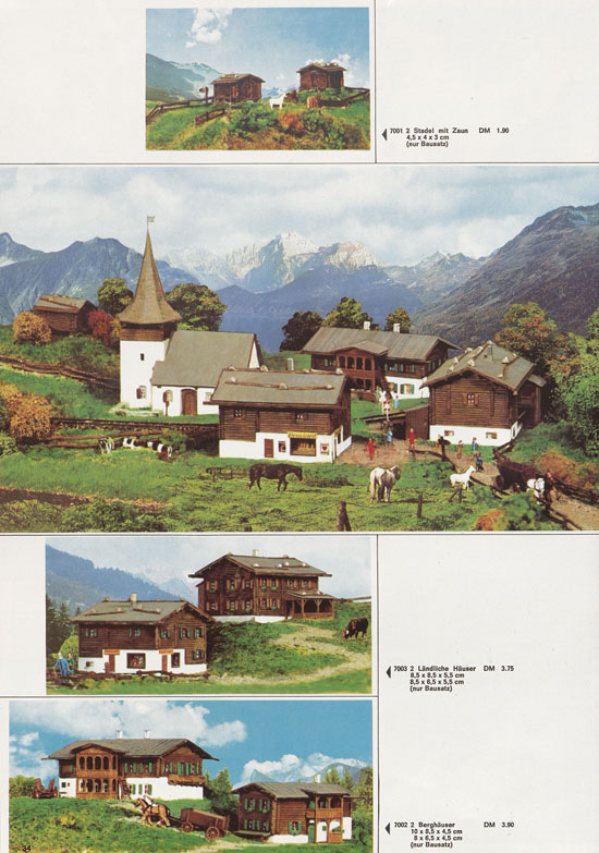 Seite 34 Kibri Katalog Modellbahn-Zubehör 1967-1968
