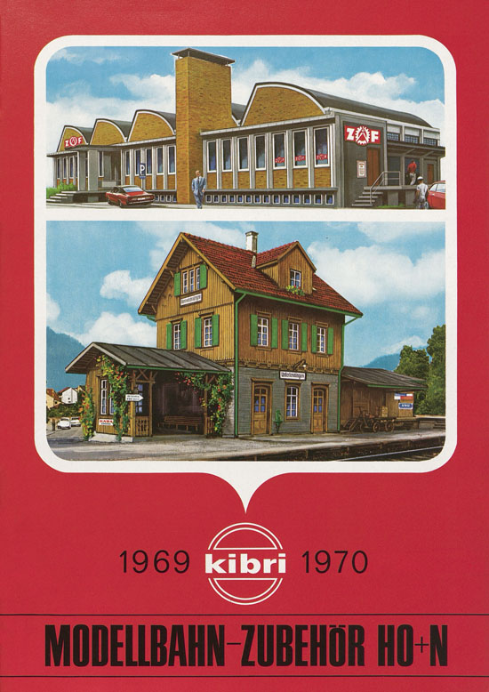 Seite 1 Kibri Katalog Modellbahn-Zubehör 1969-1970