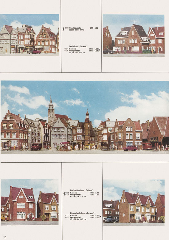 Seite 16 Kibri Katalog Modellbahn-Zubehör 1969-1970
