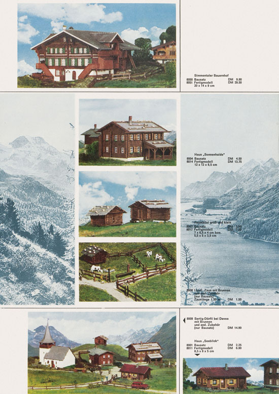 Seite 19 Kibri Katalog Modellbahn-Zubehör 1969-1970