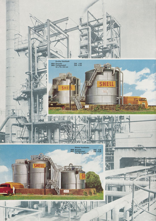 Seite 32 Kibri Katalog Modellbahn-Zubehör 1969-1970