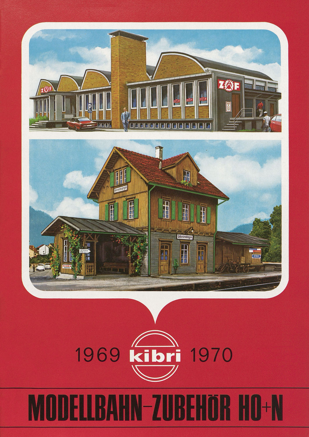 Kibri Katalog Modellbahn-Zubehör 1969-1970