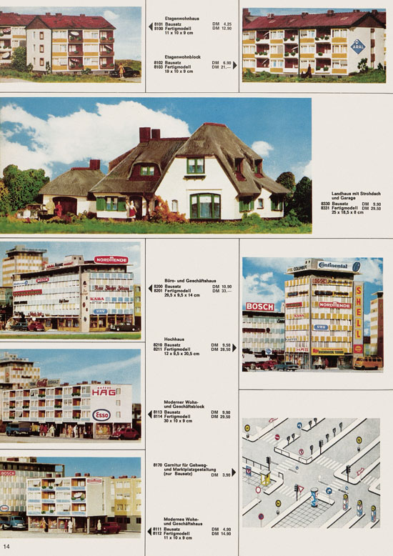 Kibri Katalog Modellbahn-Zubehör 1970-1971