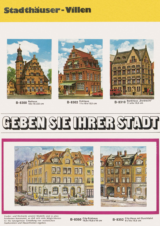 Seite 34 Kibri Katalog Modellbahn-Zubehör 1973 1974