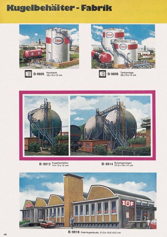 Seite 48 Kibri Katalog Modellbahn-Zubehör 1973 1974