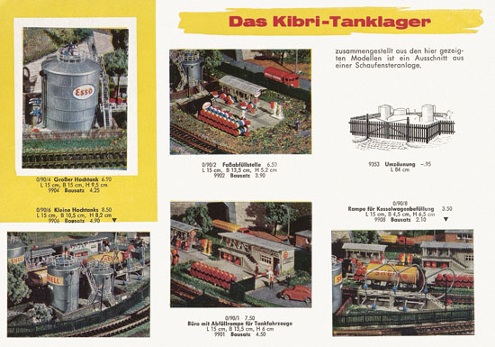 Seite 4 Kibri Modellbahn-Zubehör Spur H0 1960
