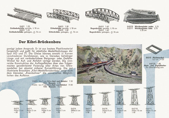 Kibri Modellbahn-Zubehör Spur H0 1960