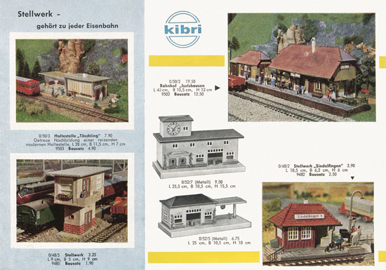 Seite 15 Kibri Modellbahn-Zubehör Spur H0 1960