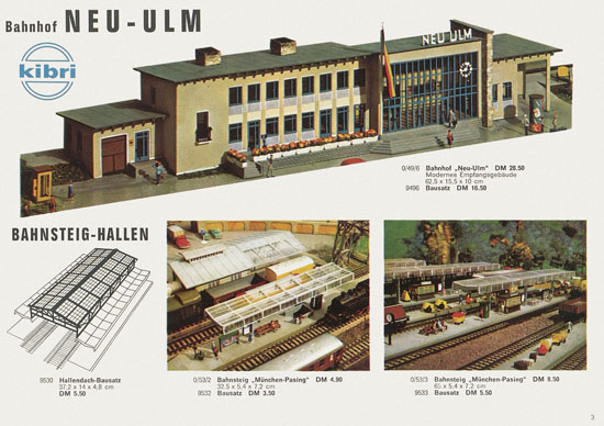 Seite 3 Kibri Modellbahn-Zubehör Spur H0 1961
