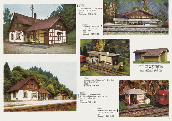 Seite 5 Kibri Modellbahn-Zubehör Spur H0 1961