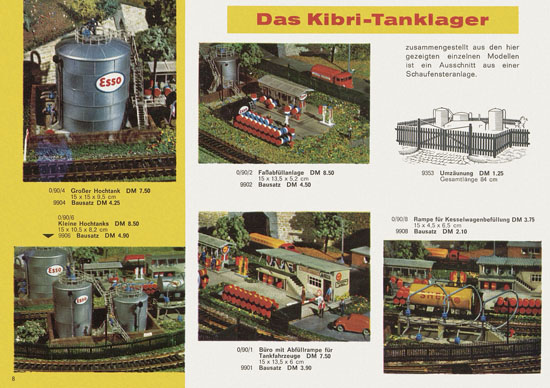 Seite 8 Kibri Modellbahn-Zubehör Spur H0 1961