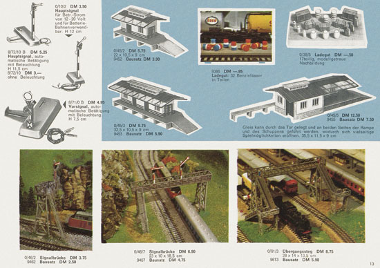 Seite 13 Kibri Modellbahn-Zubehör Spur H0 1961