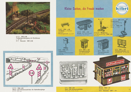 Kibri Modellbahn-Zubehör Spur H0 1961