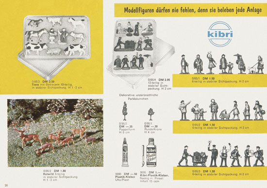 Seite 20 Kibri Modellbahn-Zubehör Spur H0 1961