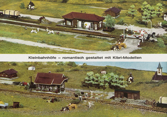 Kibri Katalog Modellbahn-Zubehör Spur H0 1963