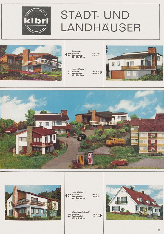 Seite 15 Kibri Katalog Modellbahn-Zubehör 1971-1972