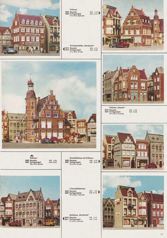 Seite 17 Kibri Katalog Modellbahn-Zubehör 1971-1972