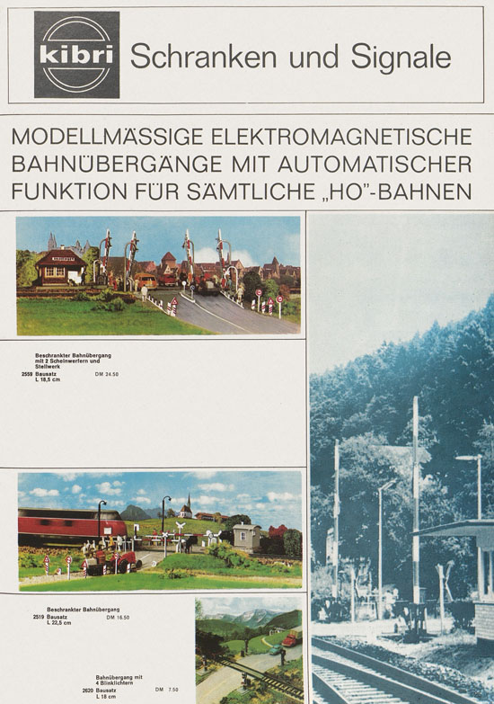 Seite 25 Kibri Katalog Modellbahn-Zubehör 1971-1972