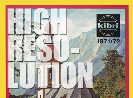 Kibri Katalog Modellbahn-Zubehör 1971-1972