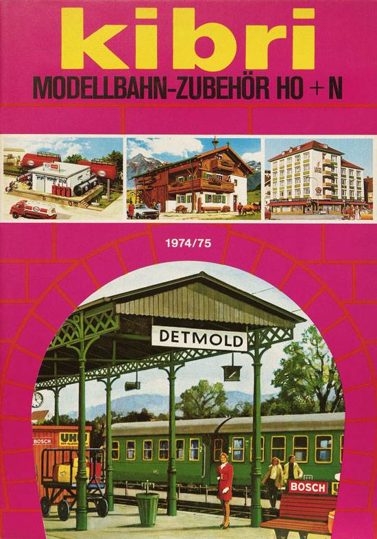 Kibri Modellbahn-Zubehör H0 + N Katalog 1974-1975